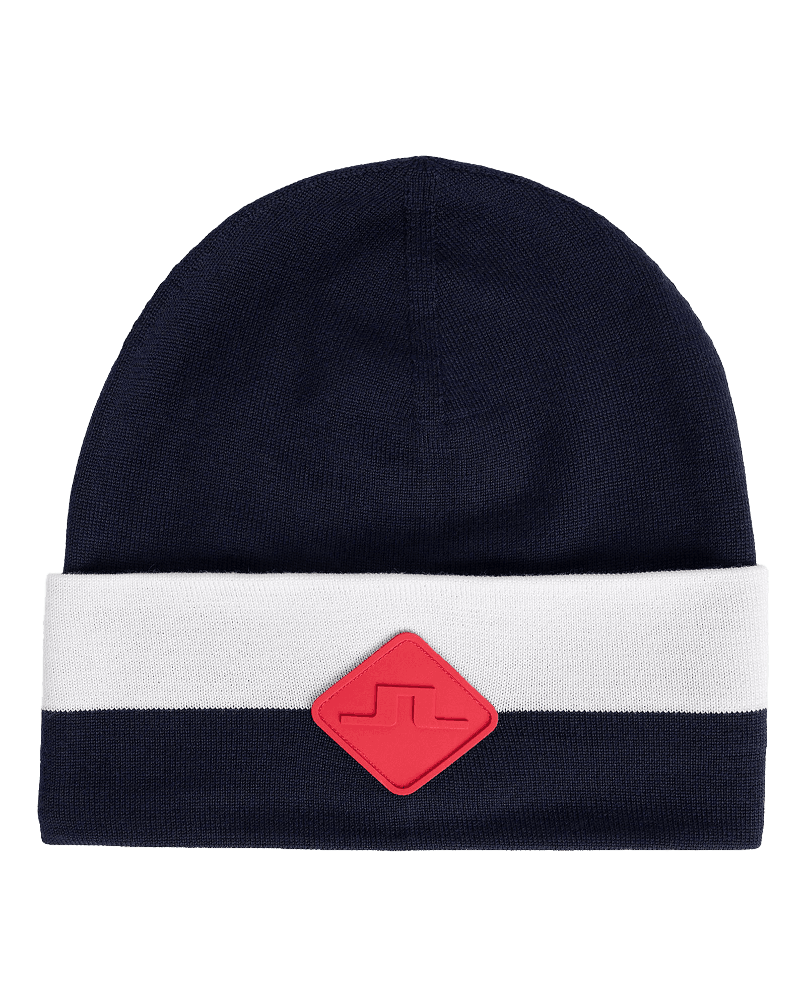 Merino Stripe Hat JL Navy