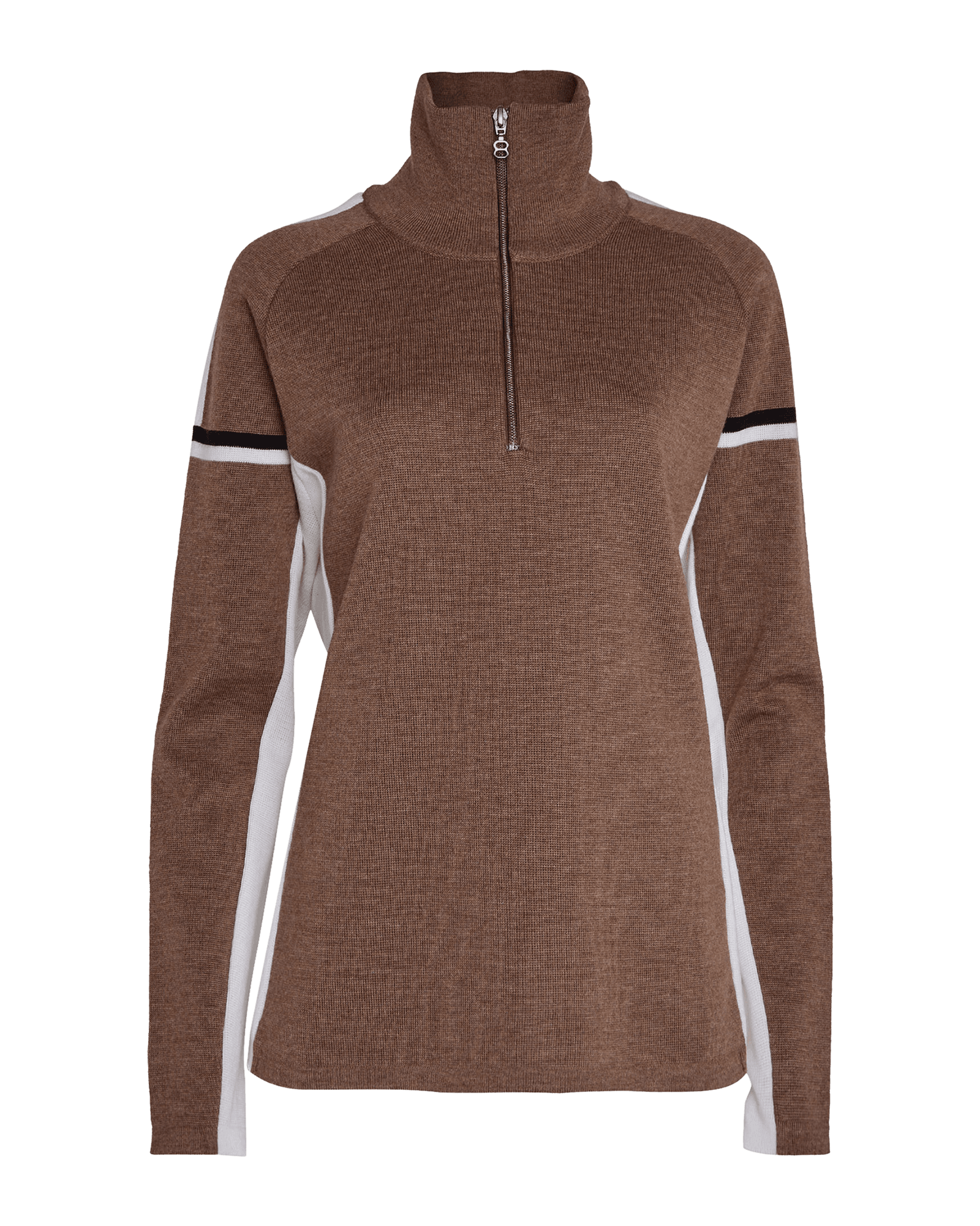 Monterosa Merino Sweat W Camel Brown